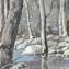 Artwork title: March in Aksay. Artist: Anatoly Dashko