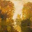 Artwork title: Autumn lake  (private collection). Artist: Ludmila Sadykova