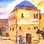 Artwork title: The old Verniy city  (private collection). Author: Aybek Rozakov