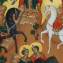 Artwork title: Miracle of Florus and Laurus (private collection). Artist: Afanasiya Nun