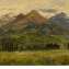 Artwork title: Mountains's evening  (gallery collection). Author: Sergey Suhov