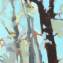 Artwork title: Winter sketch (private collection). Artist: Anara Abzhanova