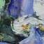 Artwork title: Irises (private collection). Author: Saltanat Tashimova