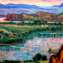Artwork title: Ili river, evening (private collection). Author: Ariy Shkolny
