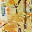 Artwork title: Yellow leaves spinning above the city (private collection). Author: Yriy Shneiderman